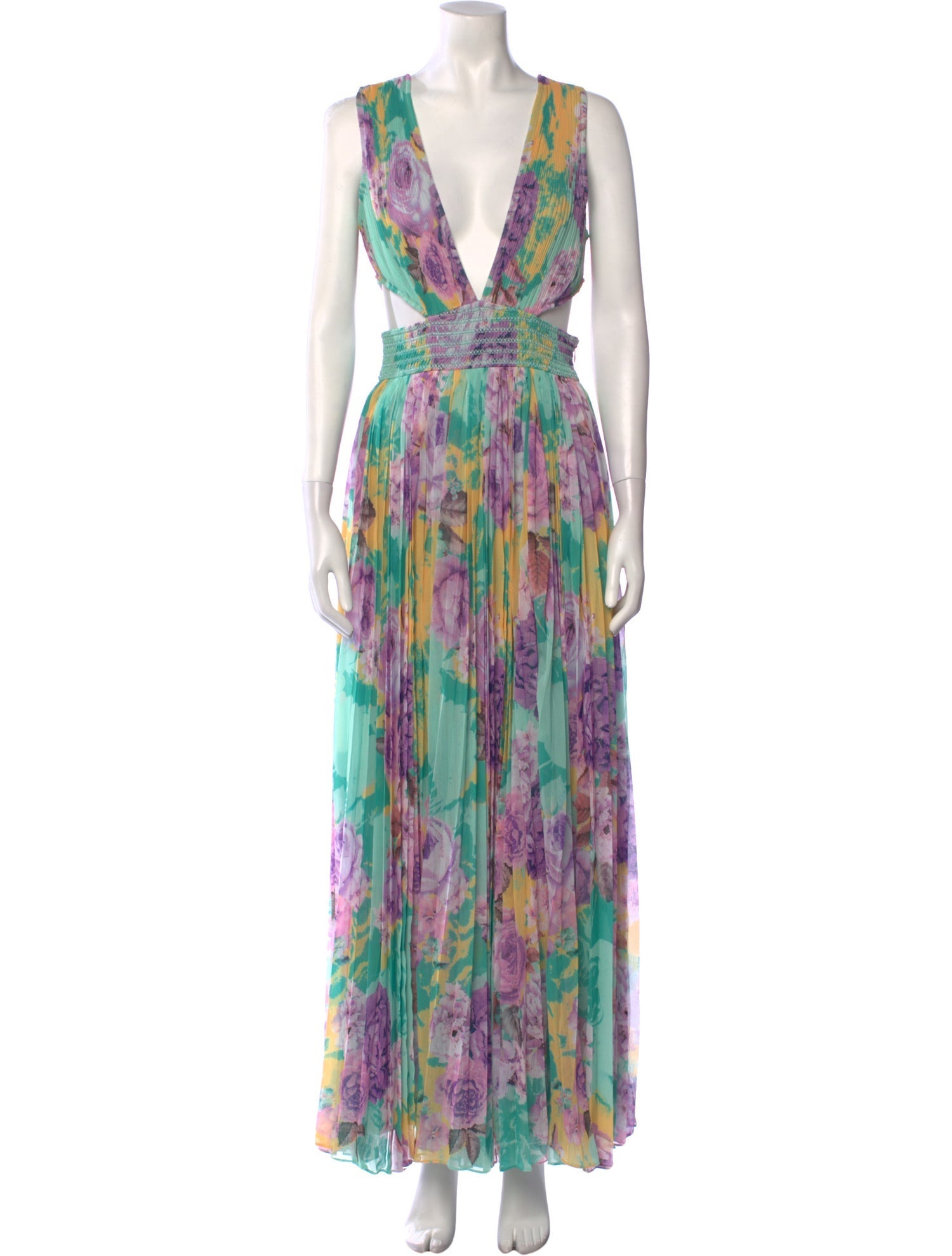 Rococo Sand Printed Long Dress w/ Tags