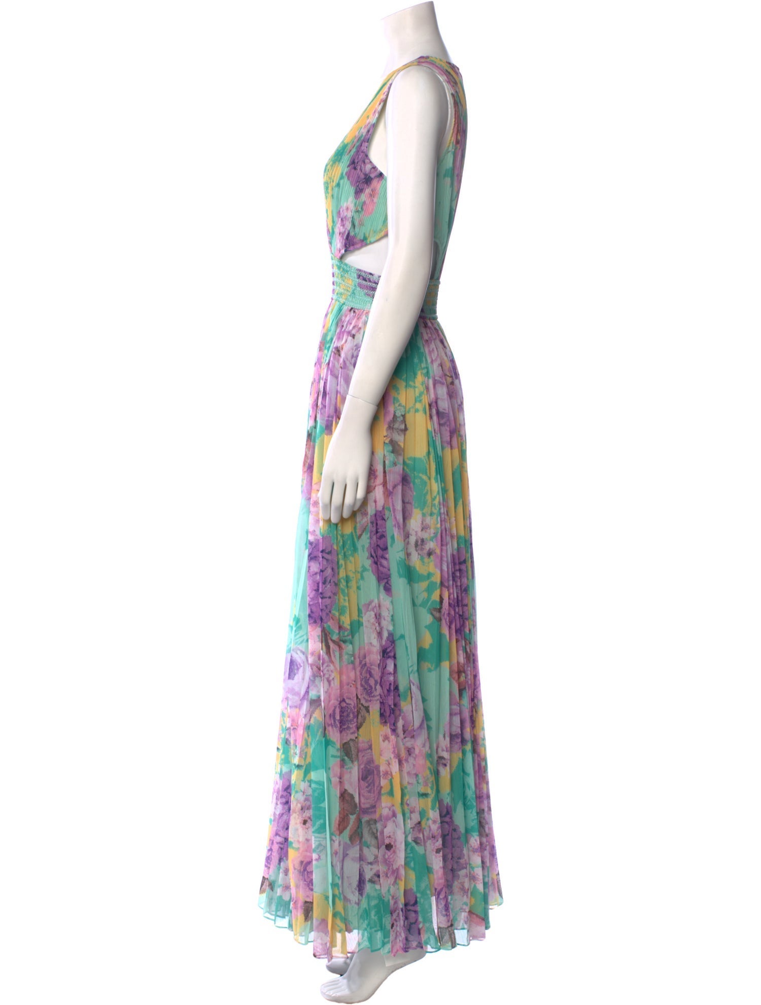 Rococo Sand Printed Long Dress w/ Tags