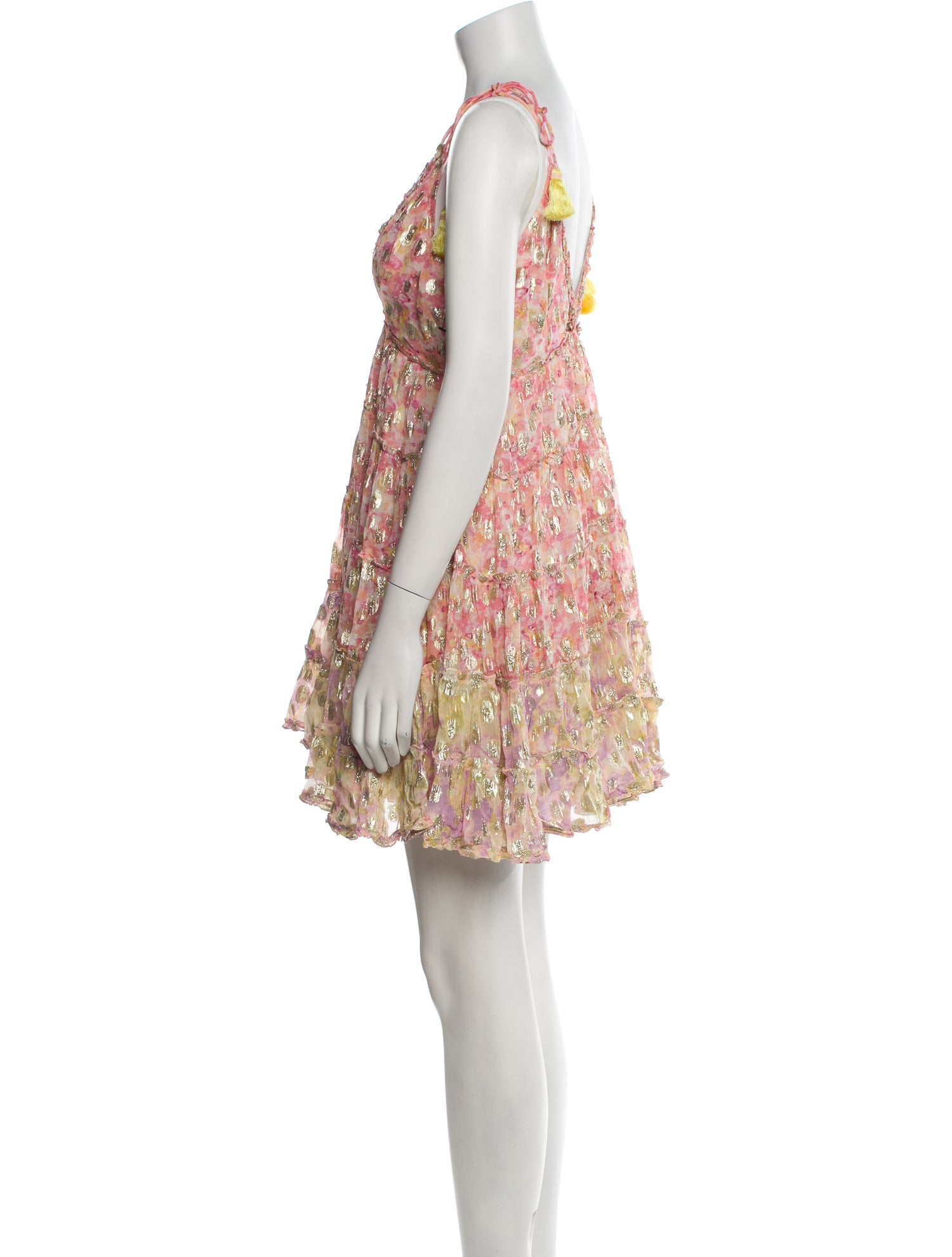 Rococo Sand Floral Print Mini Dress