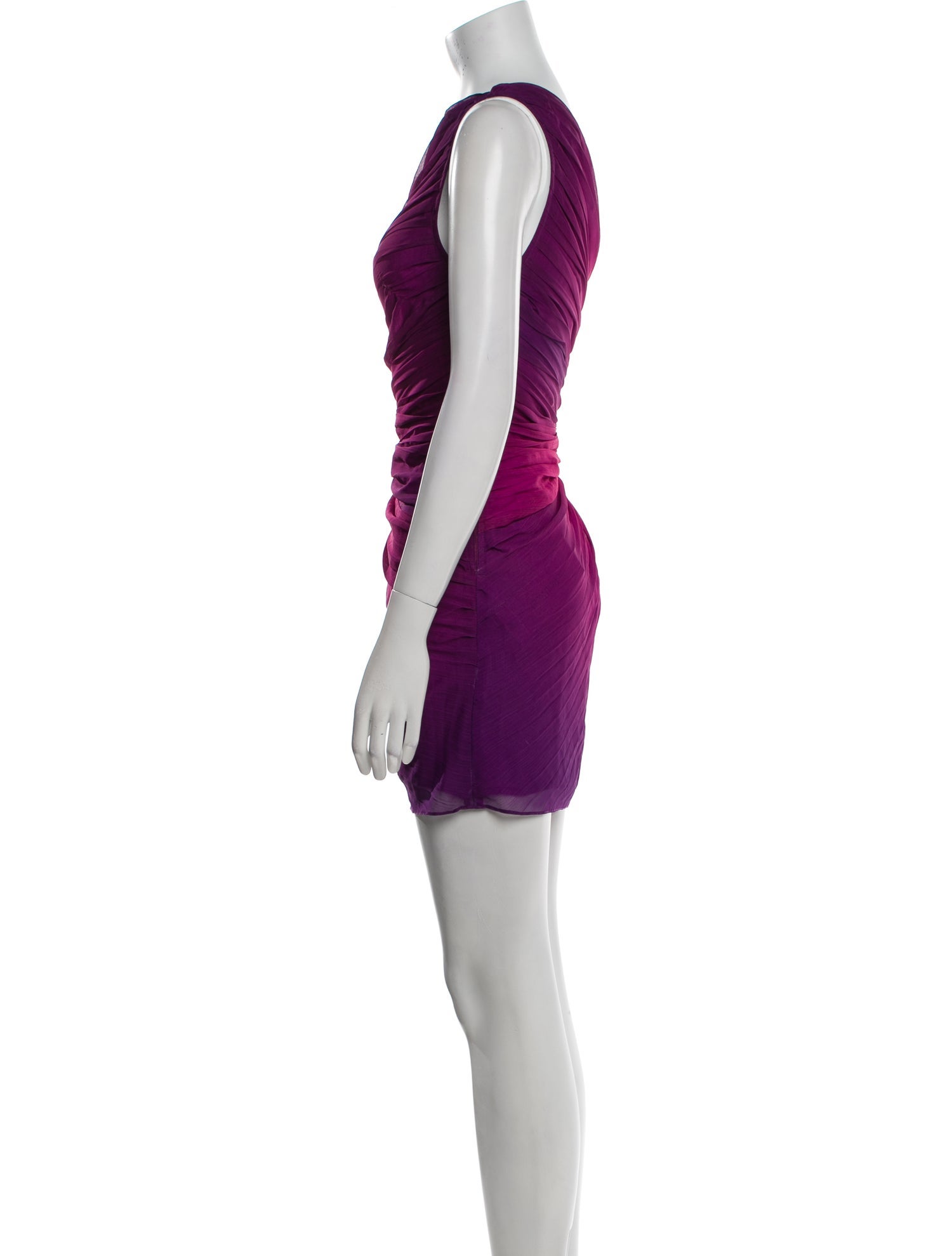 Rococo Sand One-Shoulder Mini Dress w/ Tags