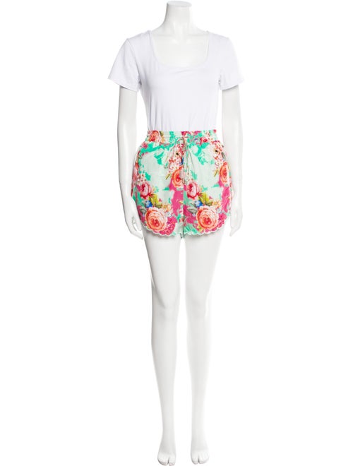 Rococo Sand Printed Scalloped Accent Short Set