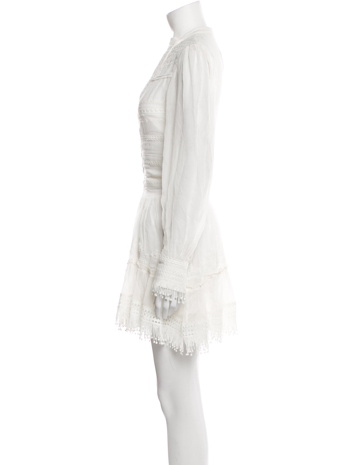 Rococo Sand V-Neck Mini Dress w/ Tags