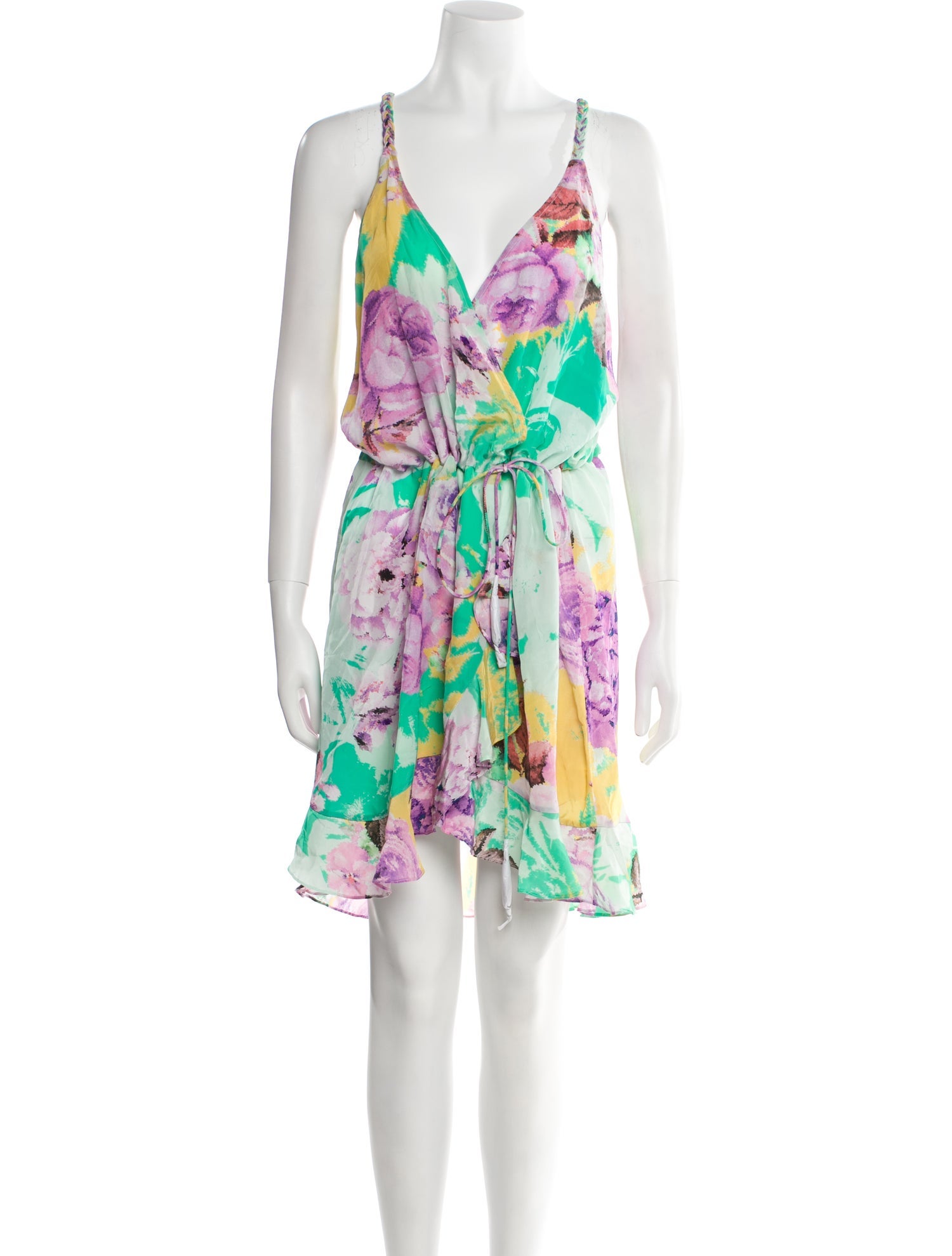 Rococo Sand Floral Print Knee-Length Dress w/ Tags