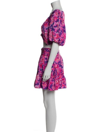 Rococo Sand Printed Ruffle Embellishment Skirt Set