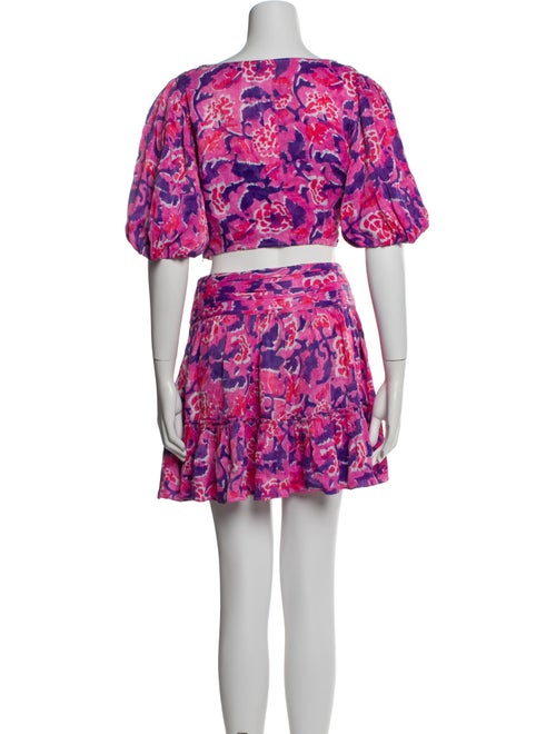 Rococo Sand Printed Ruffle Embellishment Skirt Set