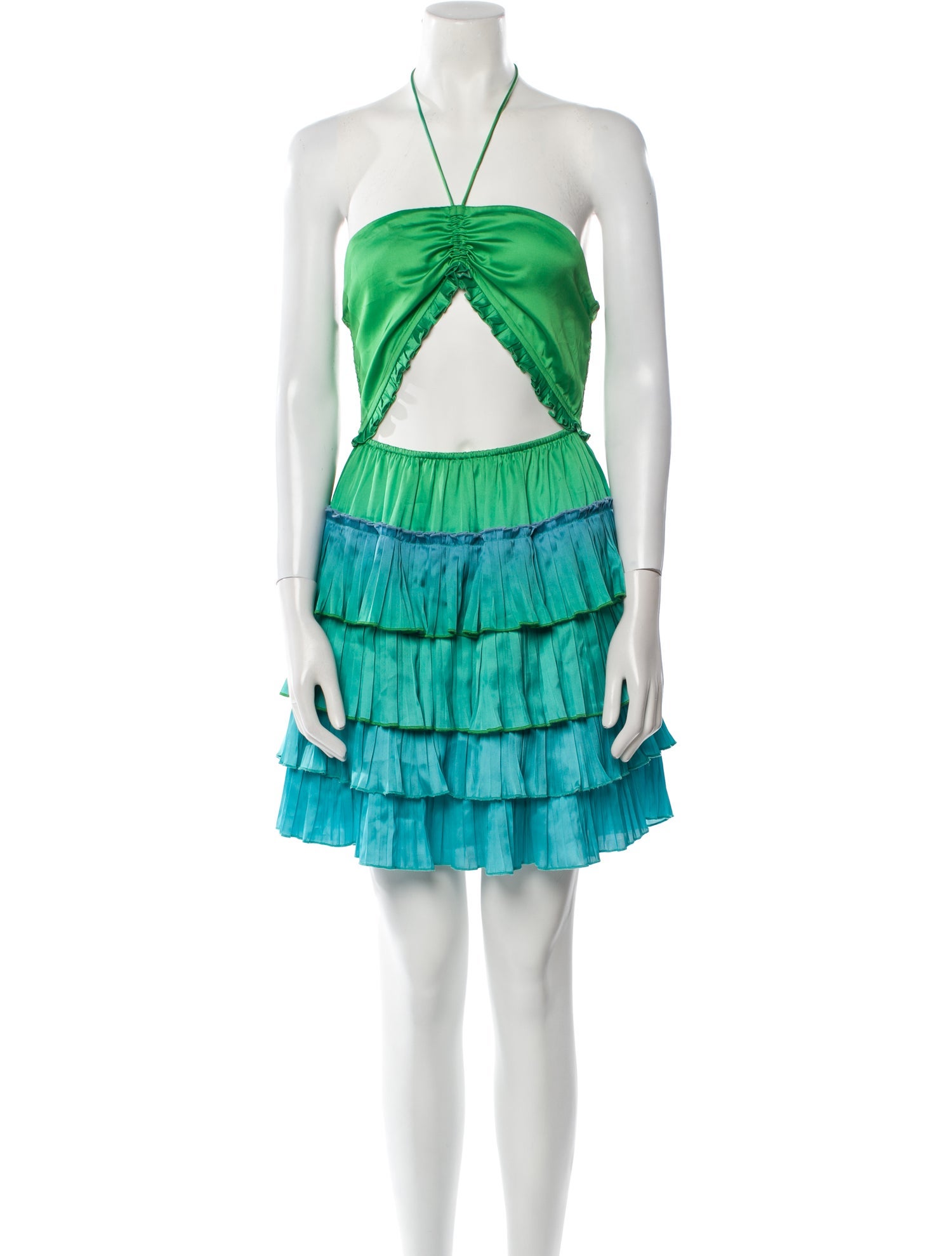 Rococo Sand Halterneck Mini Dress