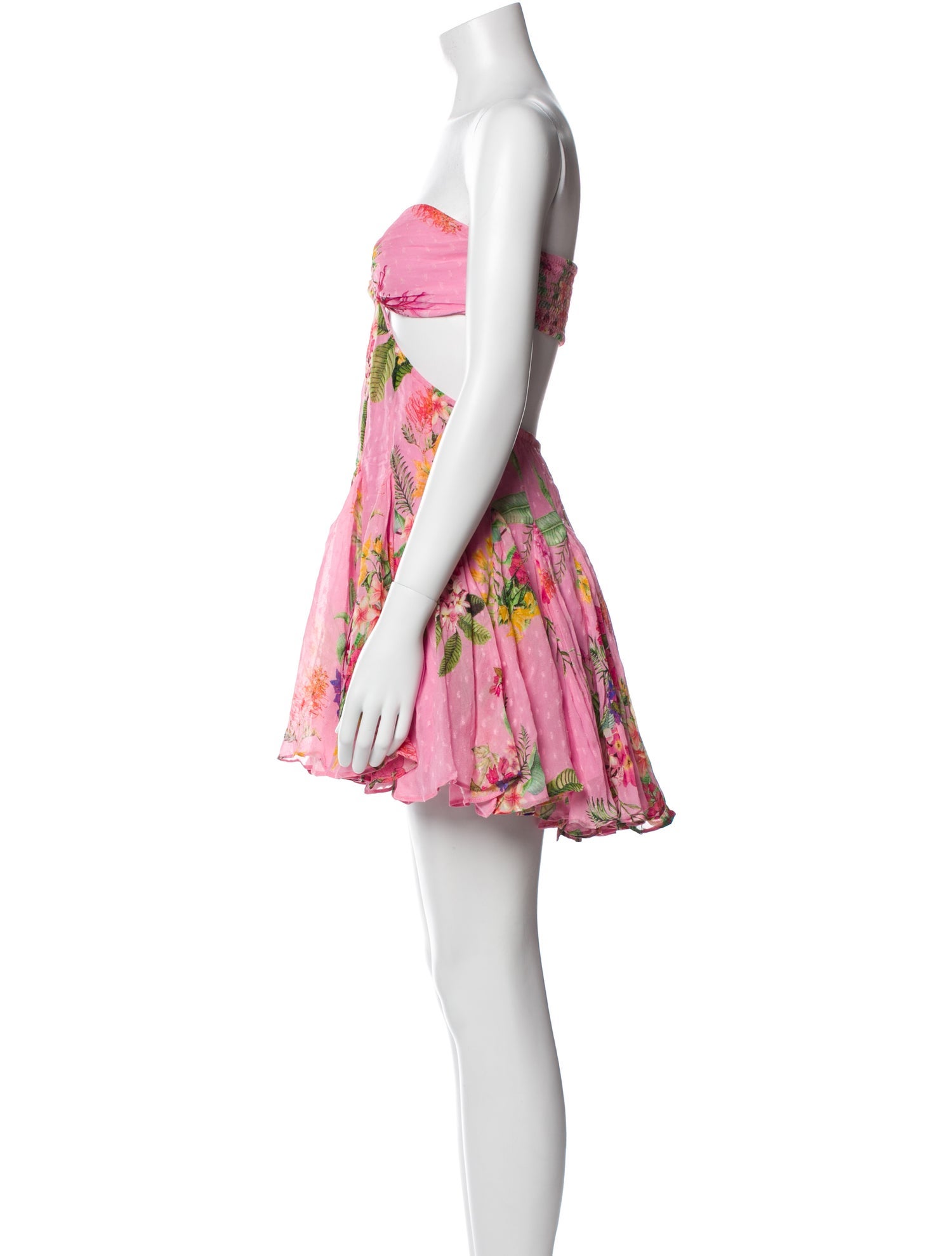 Rococo Sand Floral Print Mini Dress