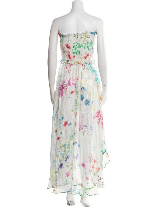 Rococo Sand Floral Print Long Dress