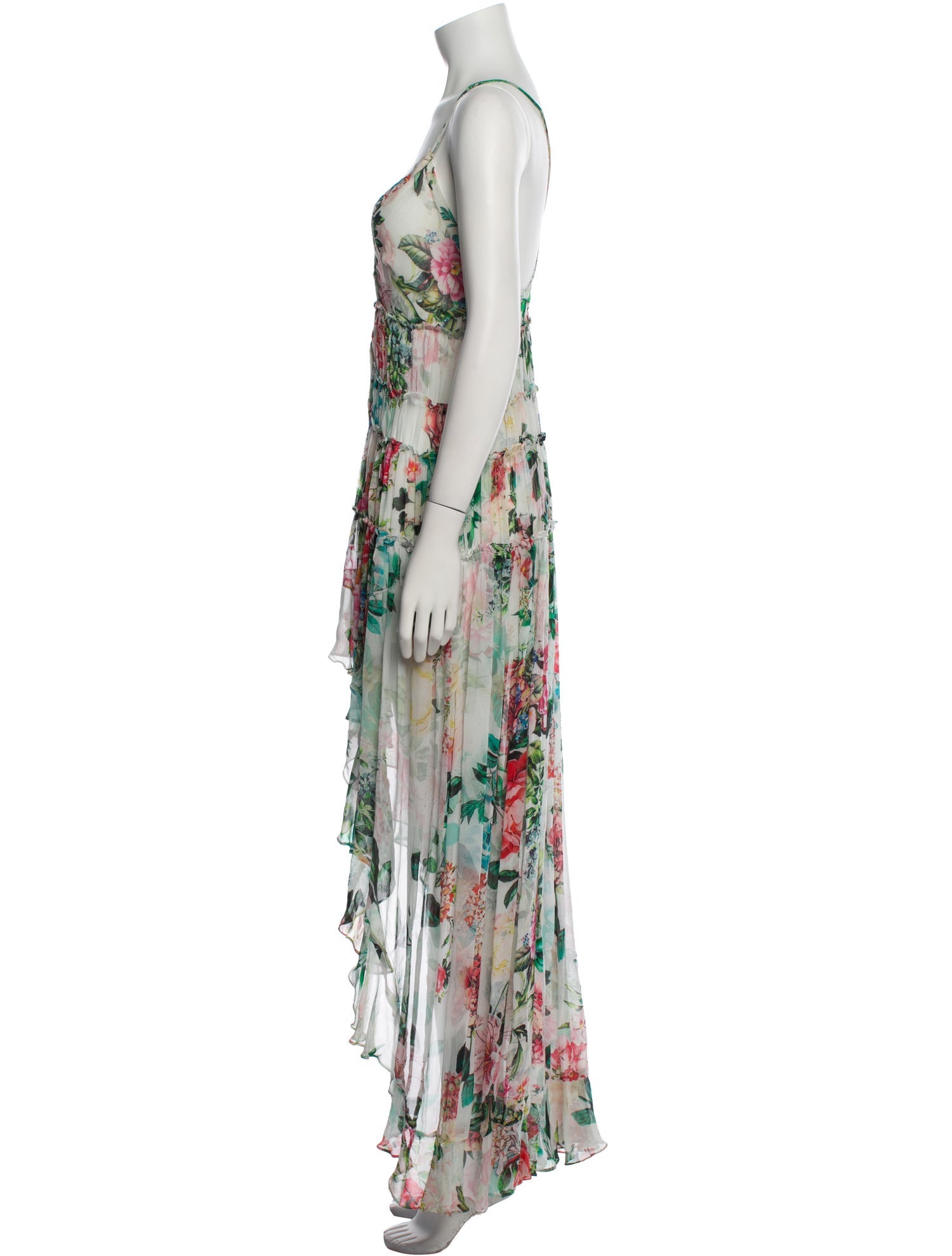 Rococo Sand Floral Print Knee-Length Dress