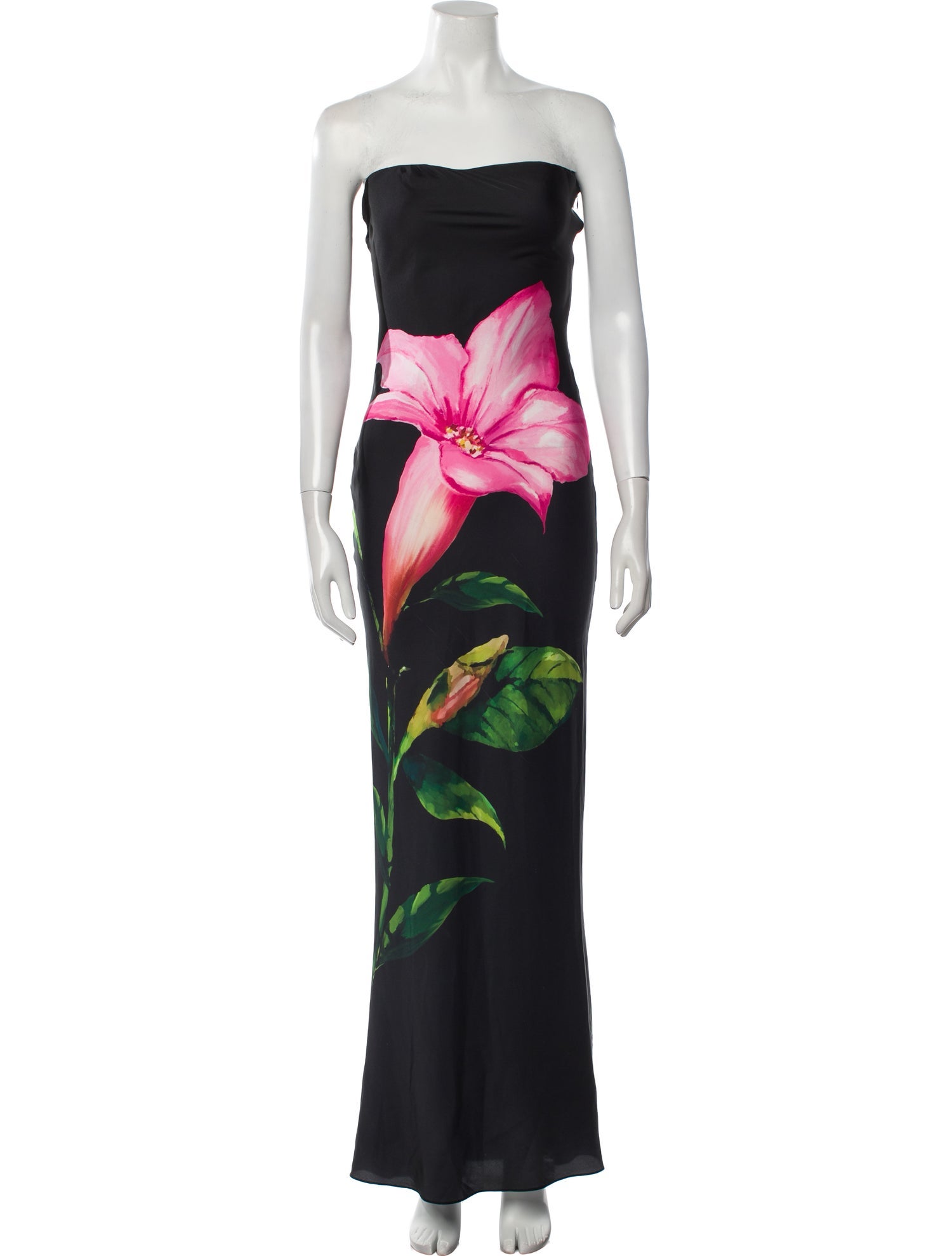 Rococo Sand Floral Print Long Dress