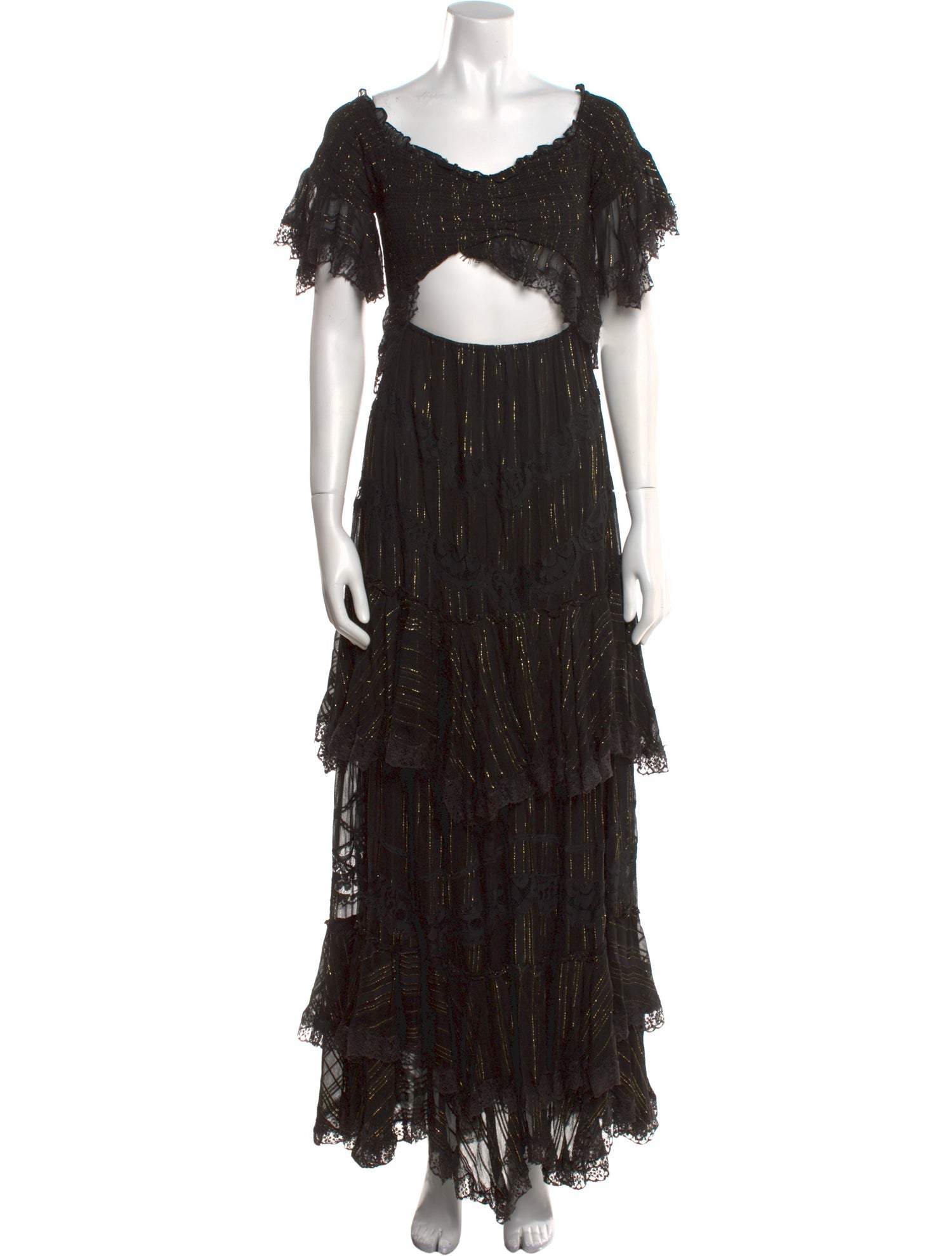 Rococo Sand Striped Long Dress