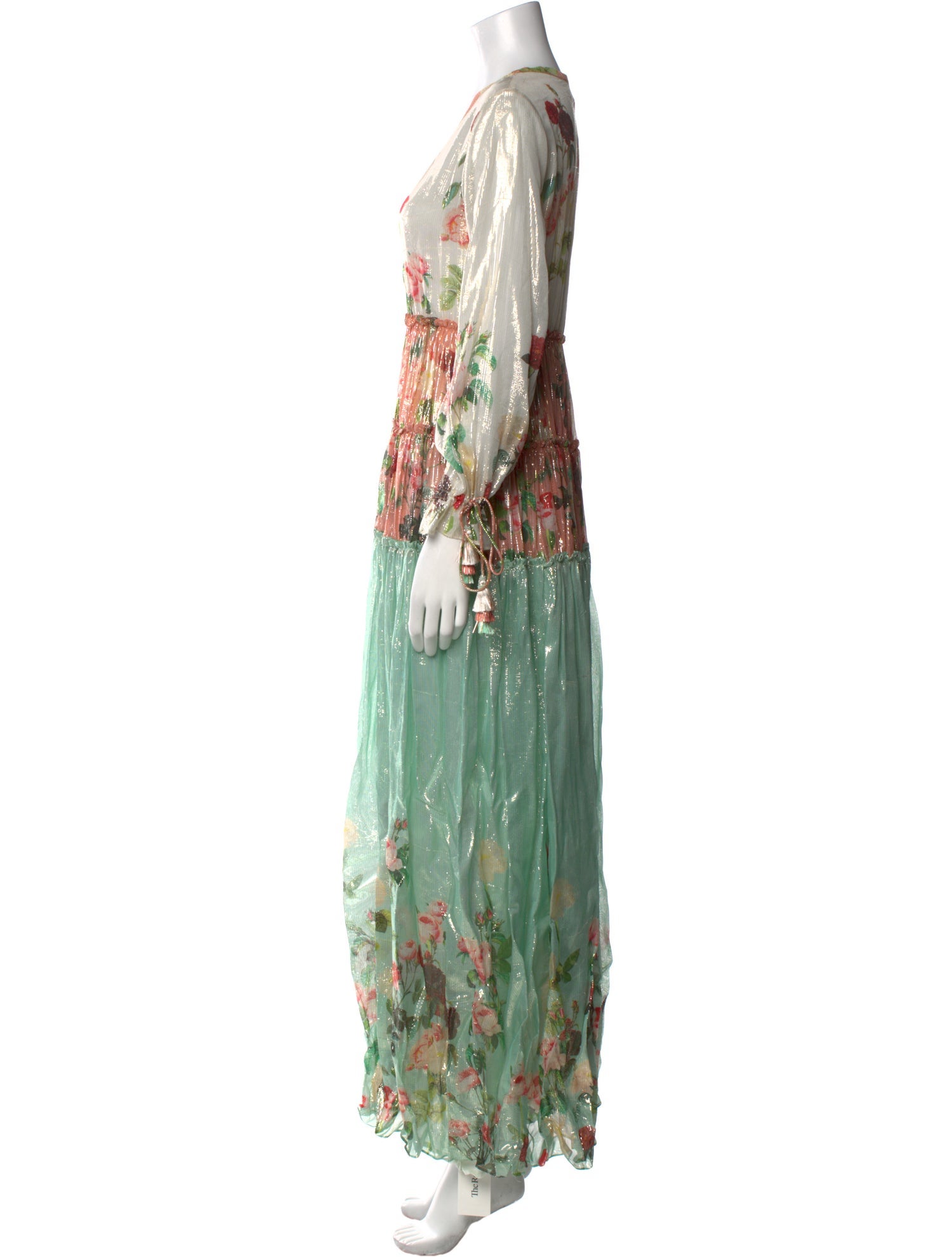 Rococo Sand Printed Long Dress w/ Tags