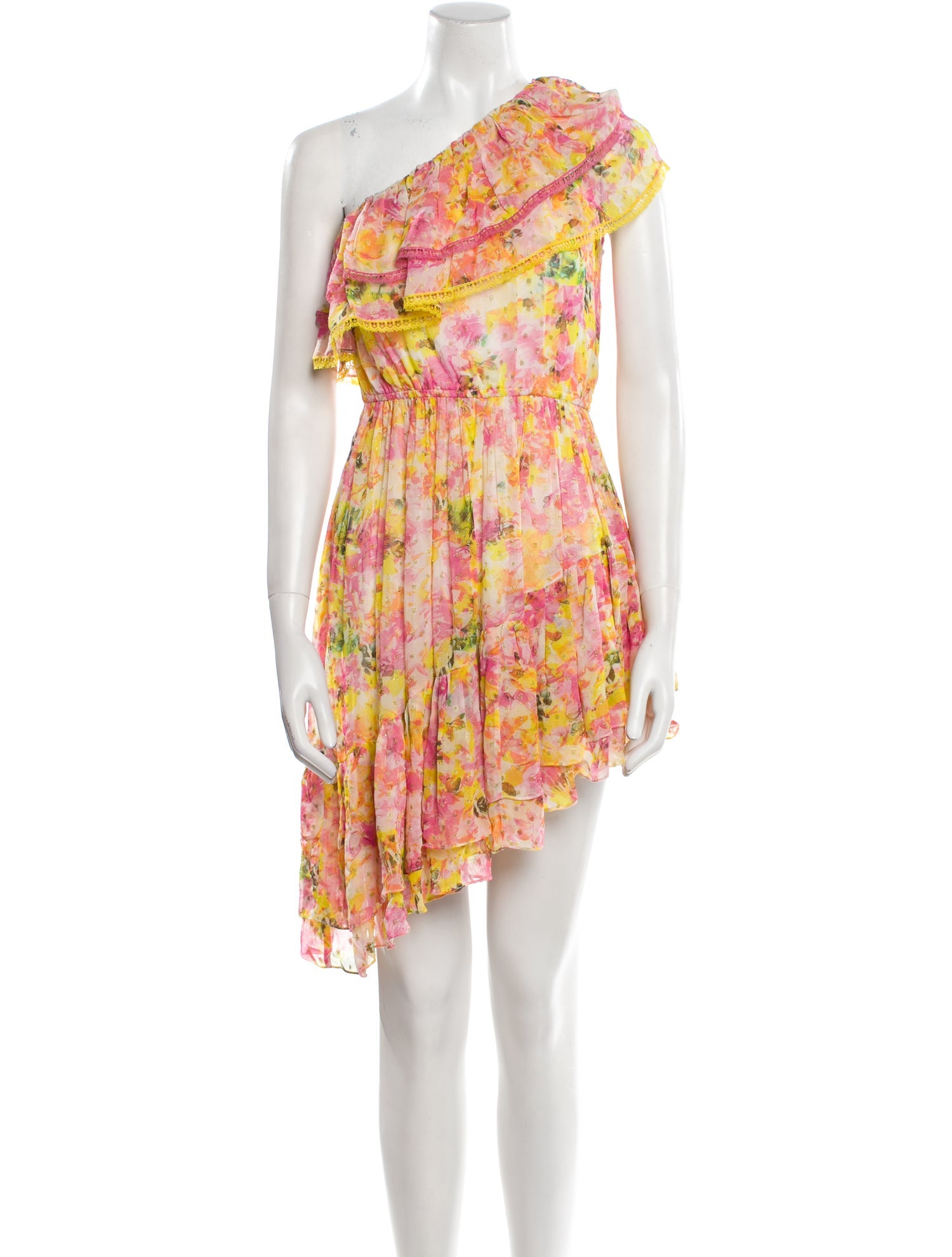 Rococo Sand Floral Print Mini Dress