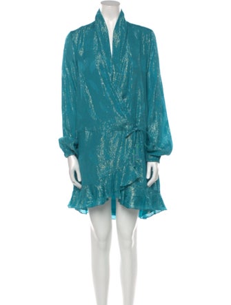 Rococo Sand V-Neck Knee-Length Dress