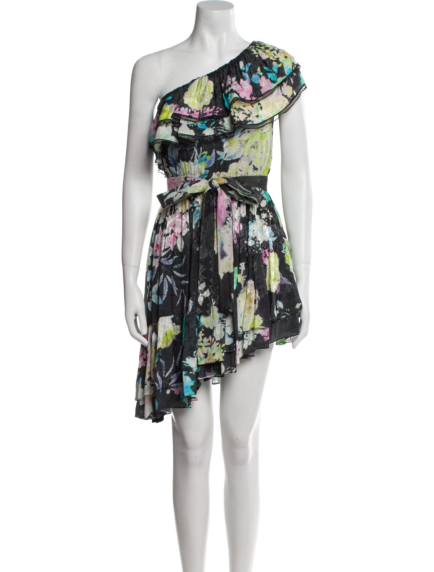 Rococo Sand Floral Print Mini Dress