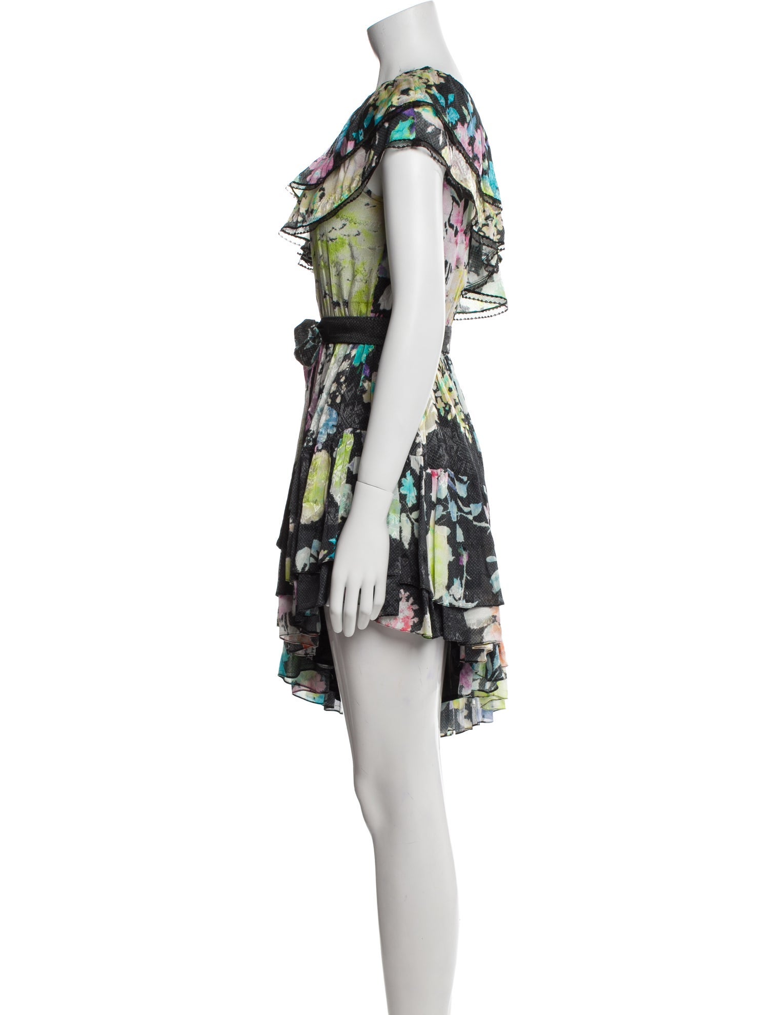 Rococo Sand Floral Print Mini Dress