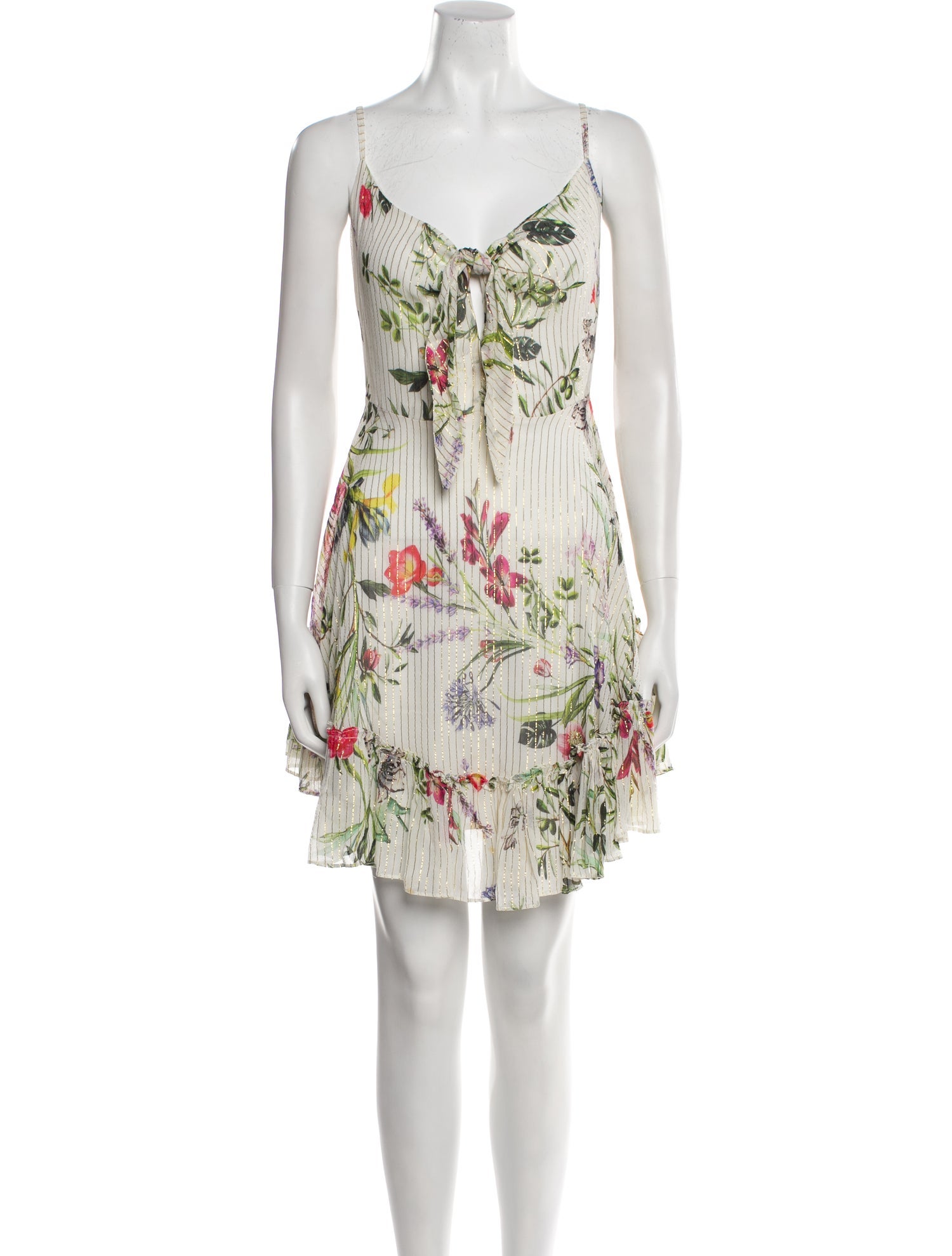 Rococo Sand Floral Print Mini Dress