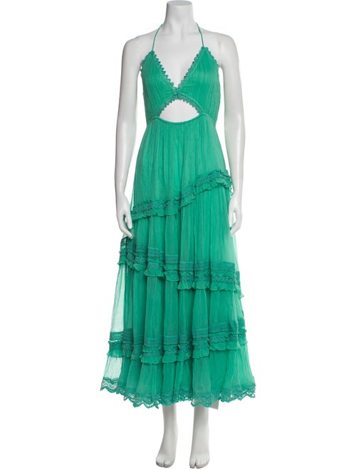 Rococo Sand Halterneck Midi Length Dress