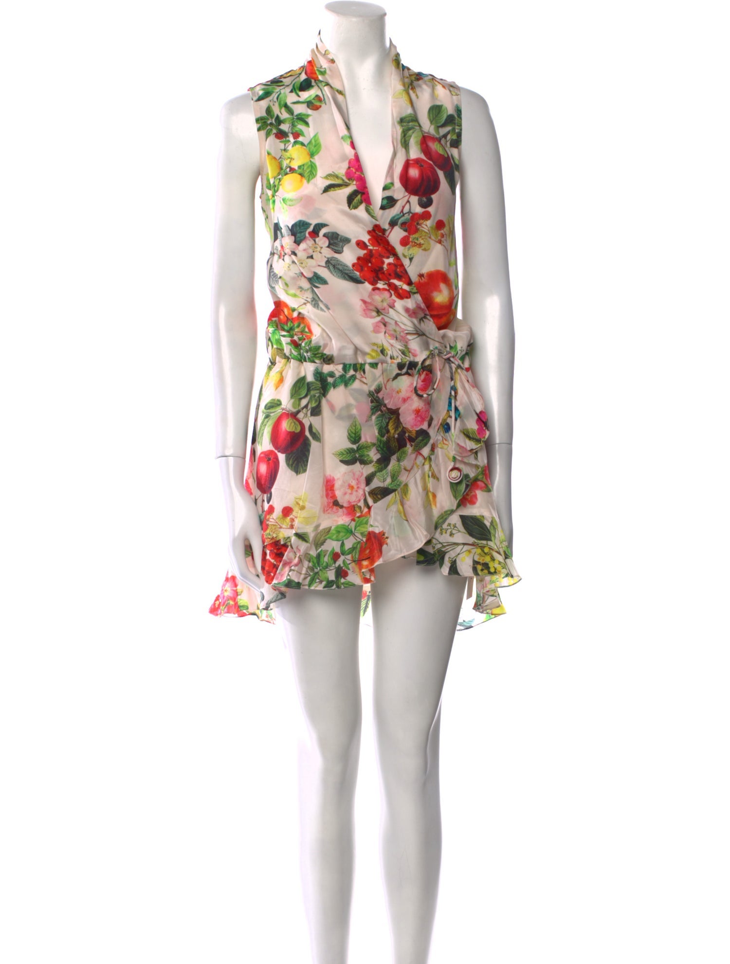 Rococo Sand Floral Print Mini Dress