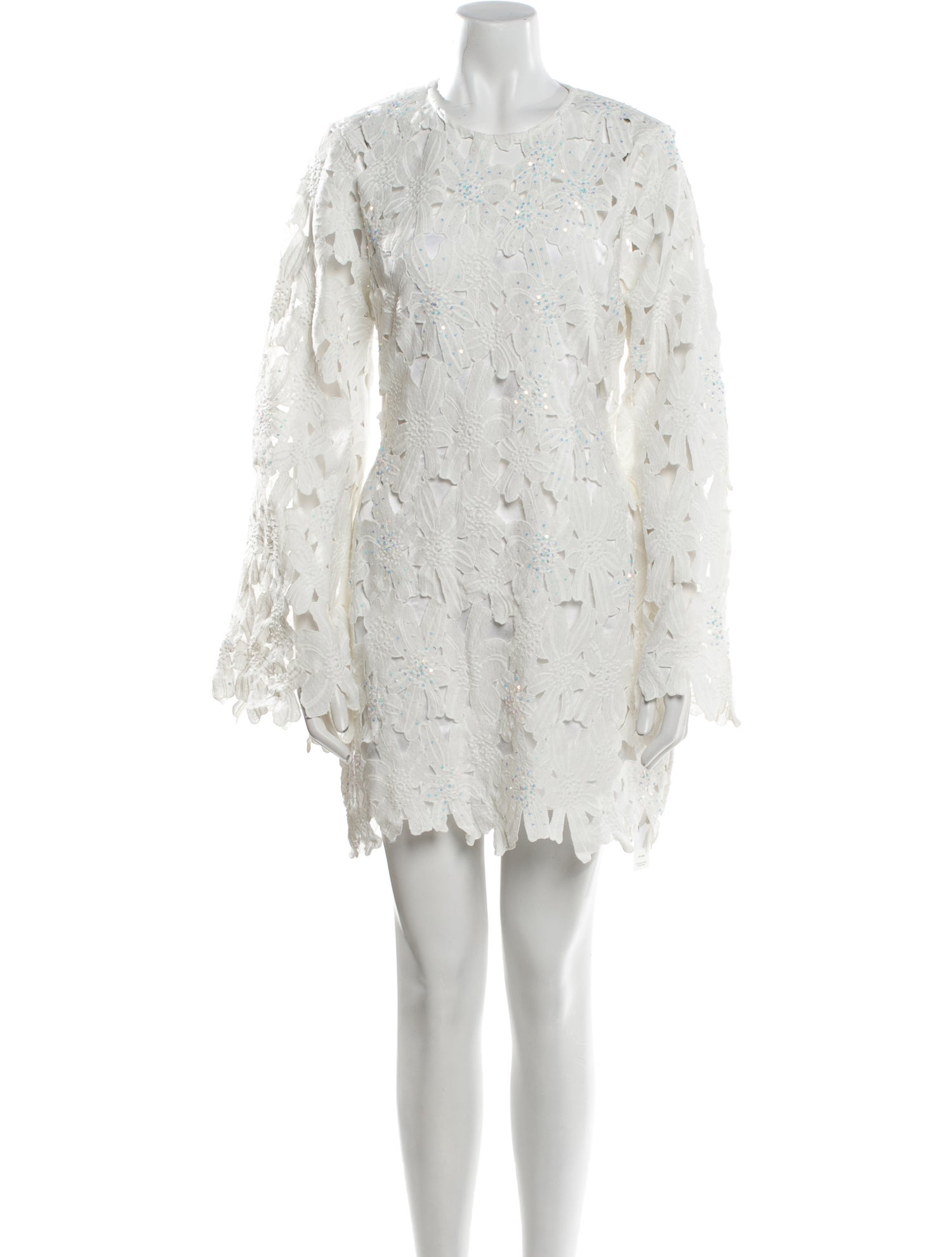 Rococo Sand Lace Pattern Mini Dress w/ Tags