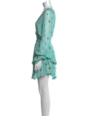 Rococo Sand Floral Print Mini Dress