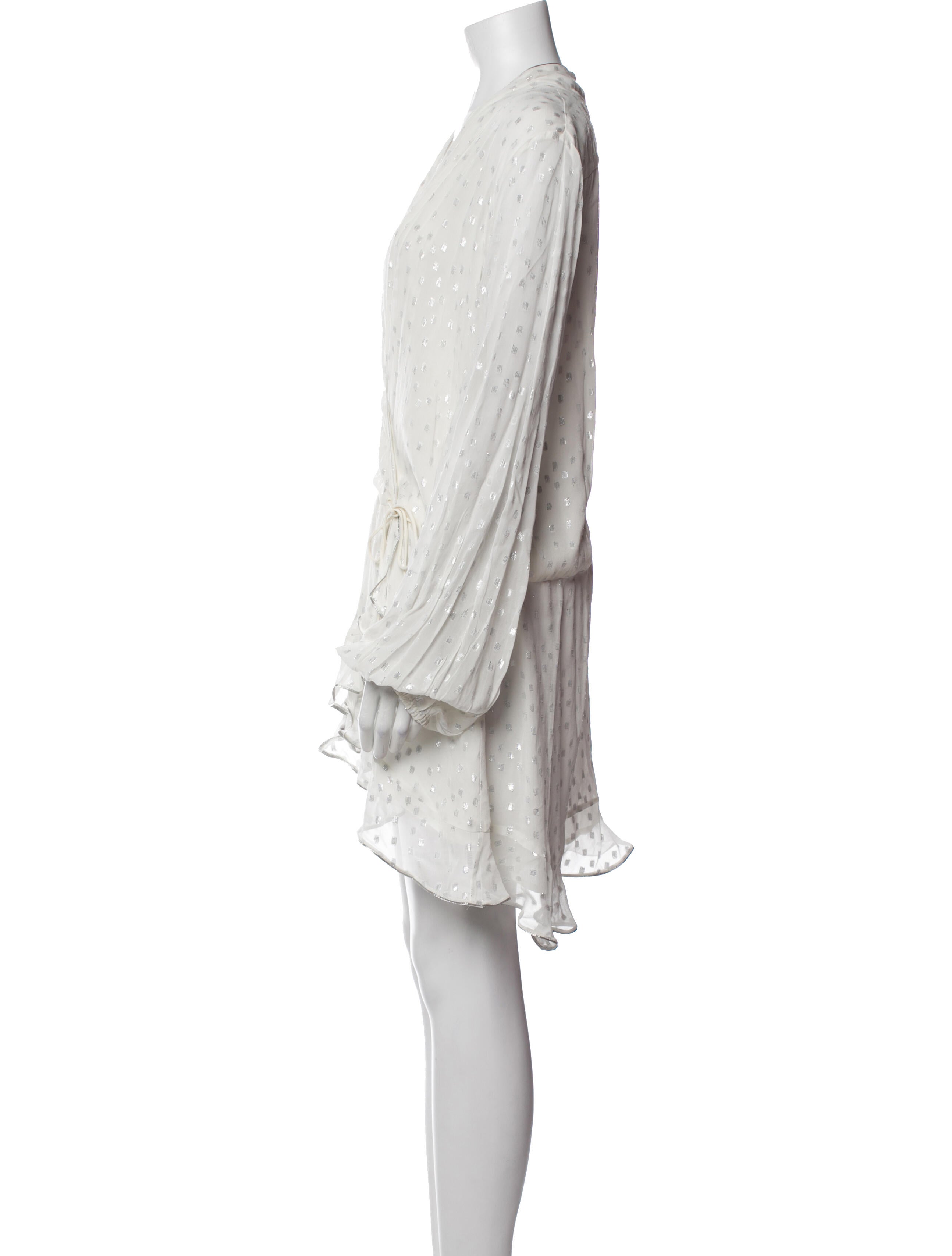 Rococo Sand V-Neck Knee-Length Dress