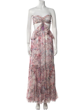 Rococo Sand Printed Long Dress