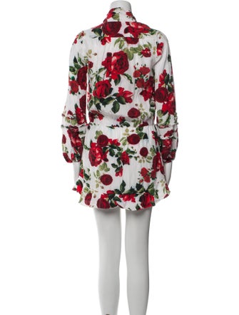 Rococo Sand Floral Print Mini Dress