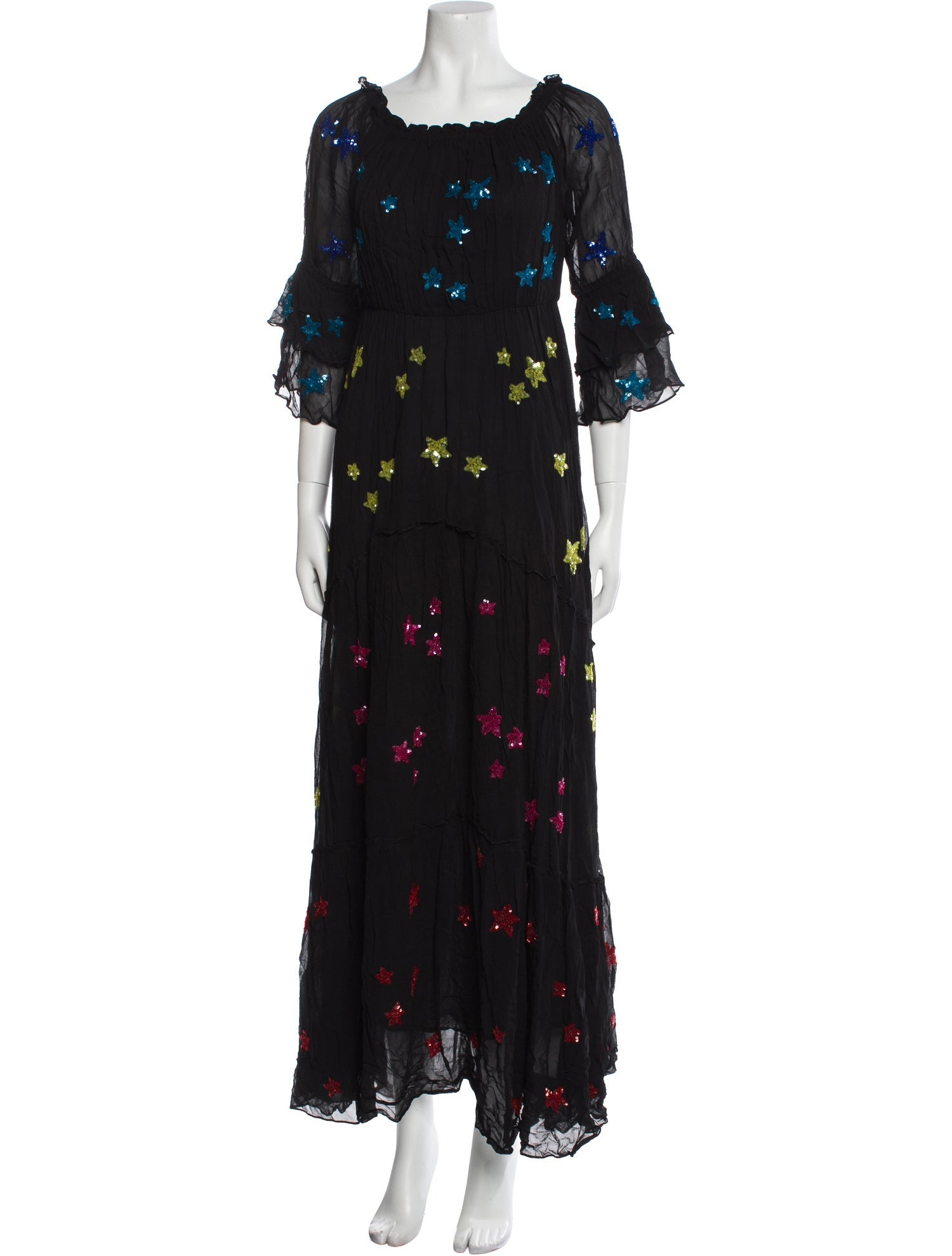 Rococo Sand Floral Print Long Dress w/ Tags