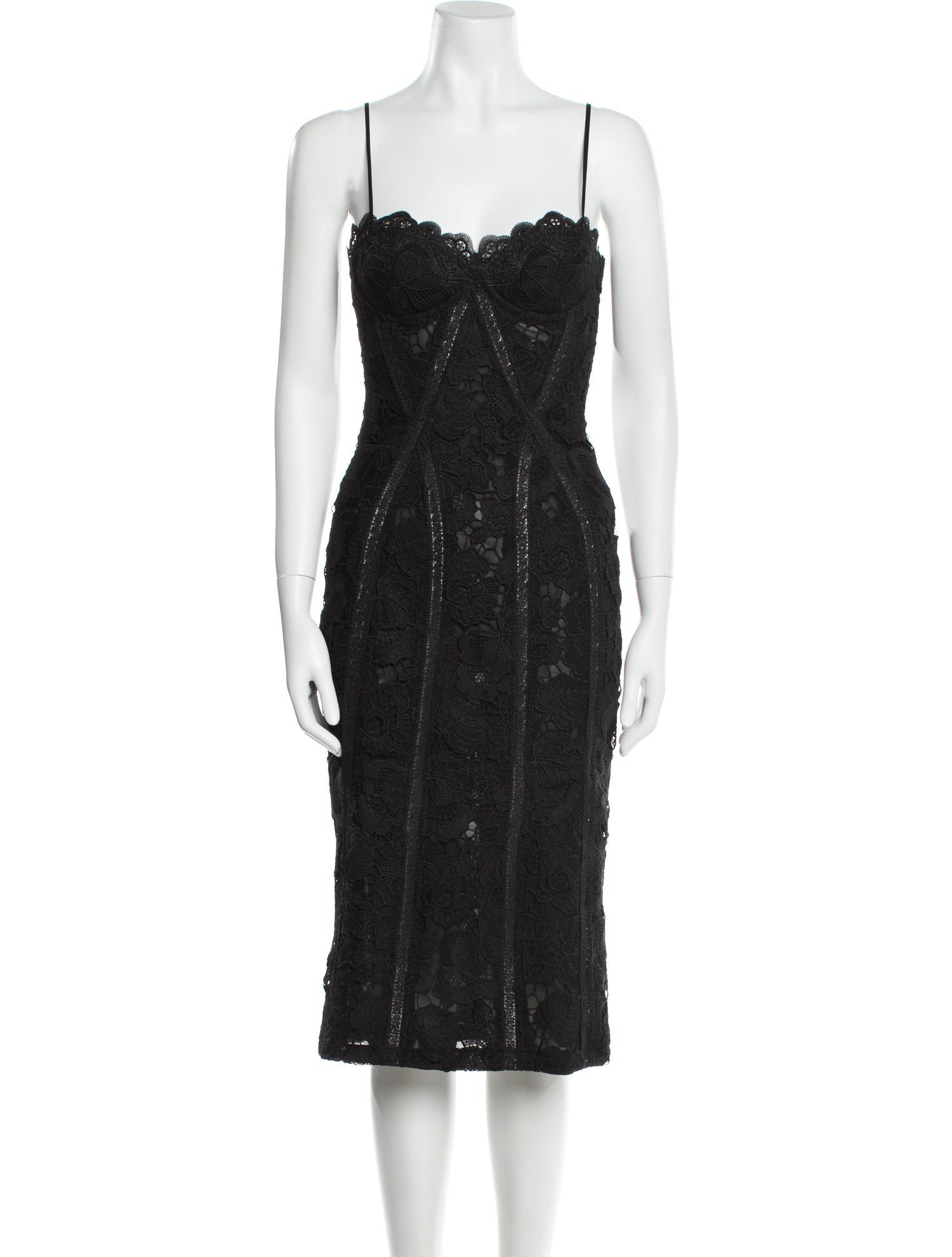 Rococo Sand Square Neckline Midi Length Dress w/ Tags