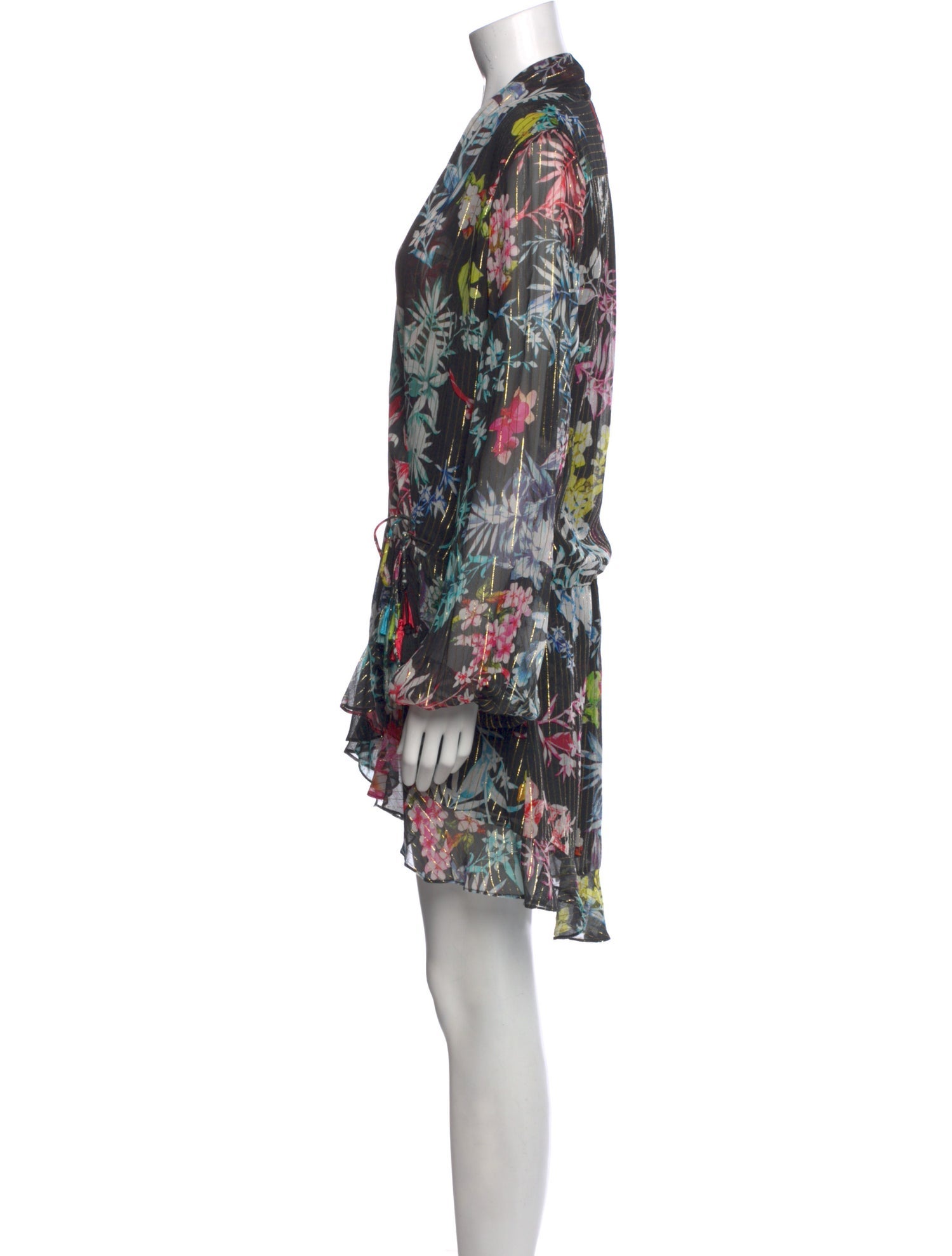 Rococo Sand Floral Print Mini Dress