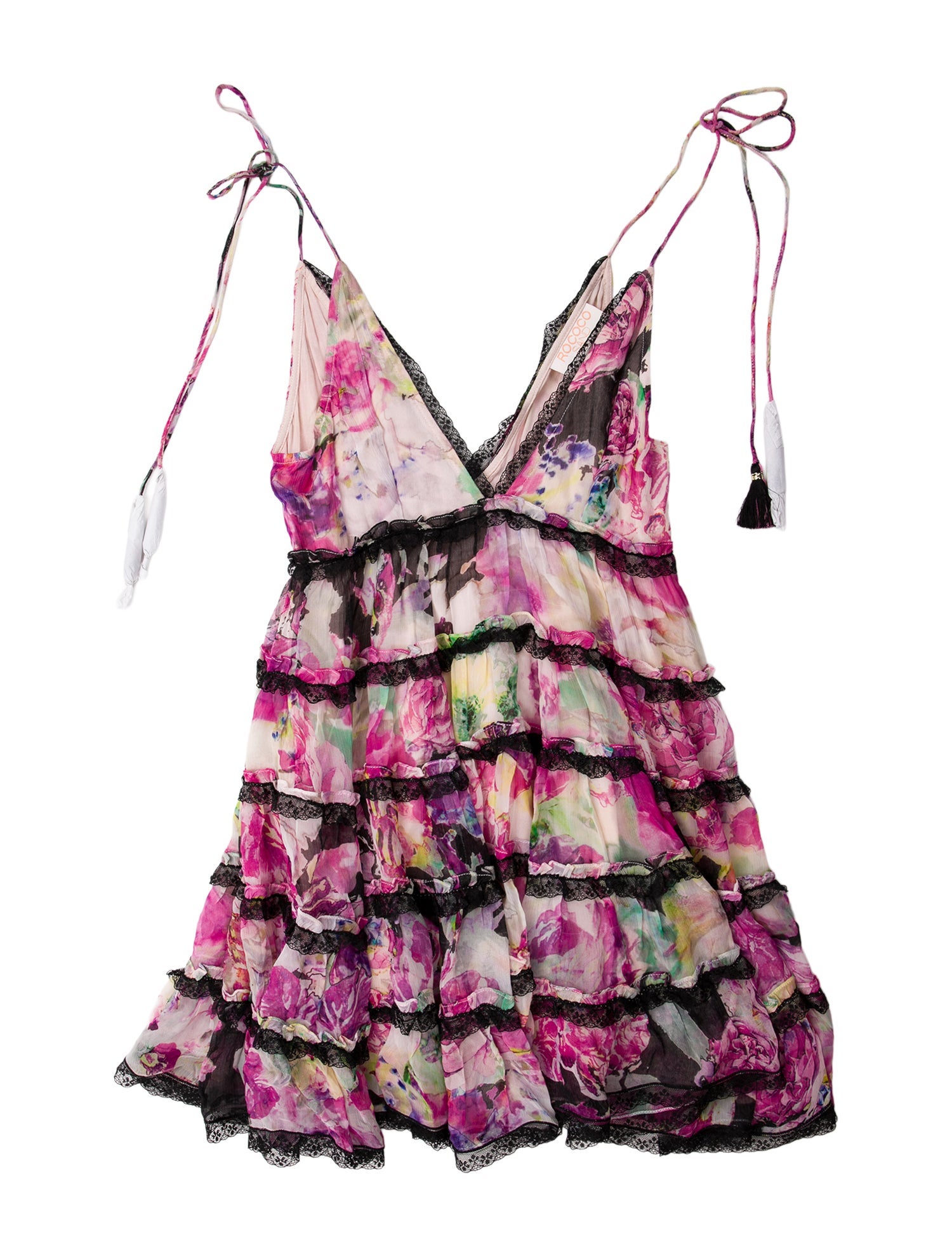 Rococo Sand Tie-Dye Print Mini Dress w/ Tags