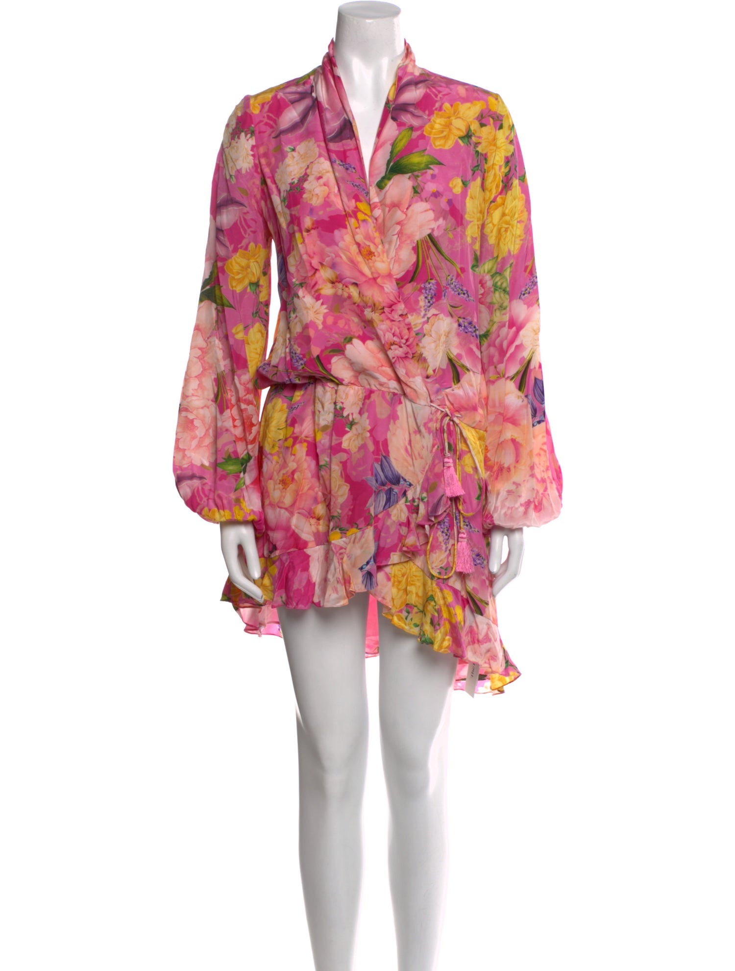 Rococo Sand Floral Print Knee-Length Dress