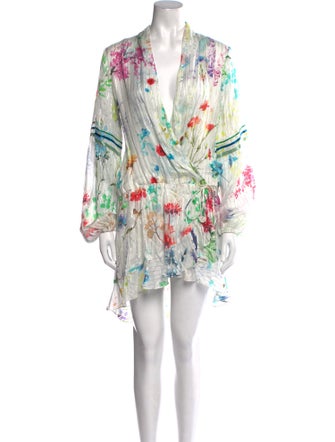 Rococo Sand Floral Print Mini Dress