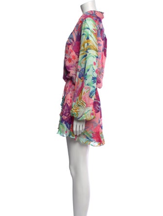 Rococo Sand Floral Print Knee-Length Dress