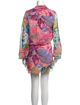 Rococo Sand Floral Print Knee-Length Dress