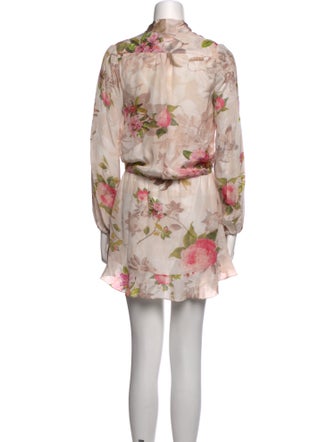 Rococo Sand Floral Print Mini Dress