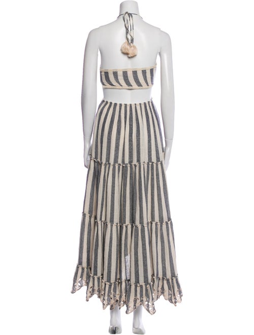Rococo Sand Striped Midi Length Dress