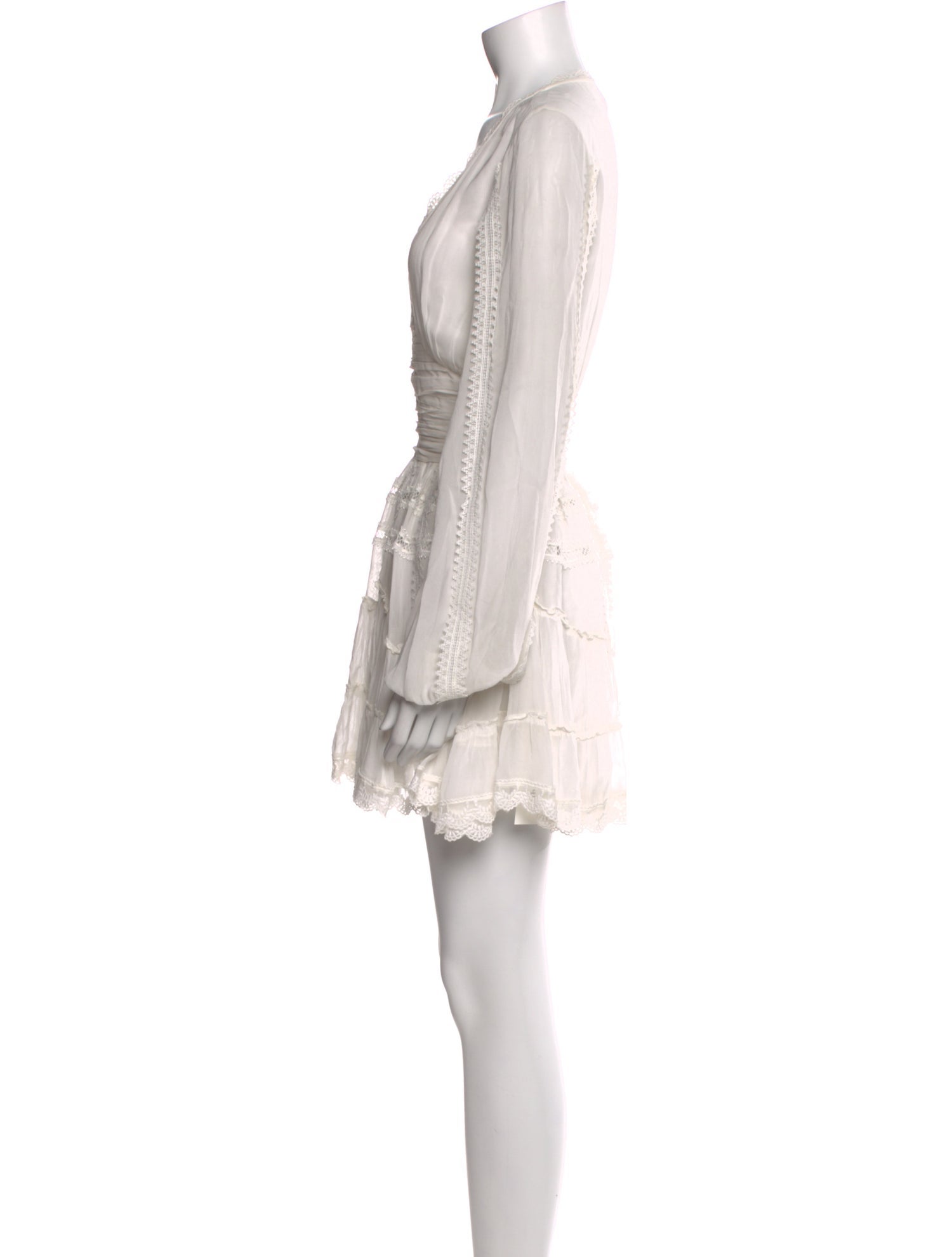 Rococo Sand V-Neck Mini Dress w/ Tags