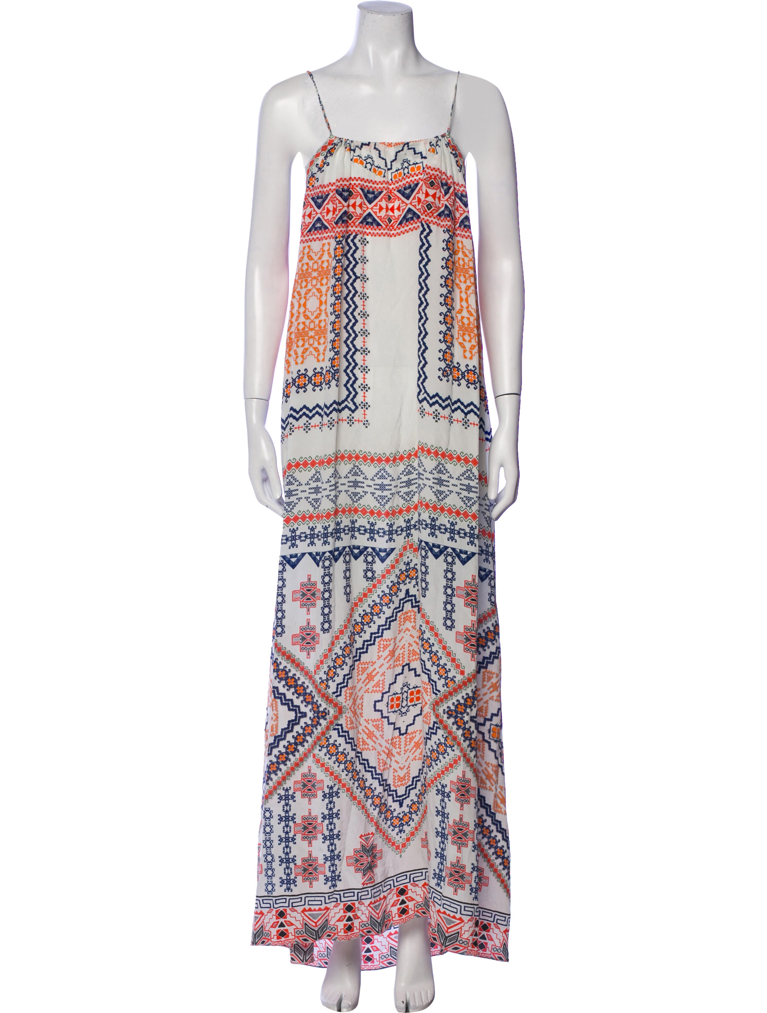 Rococo Sand Silk Long Dress