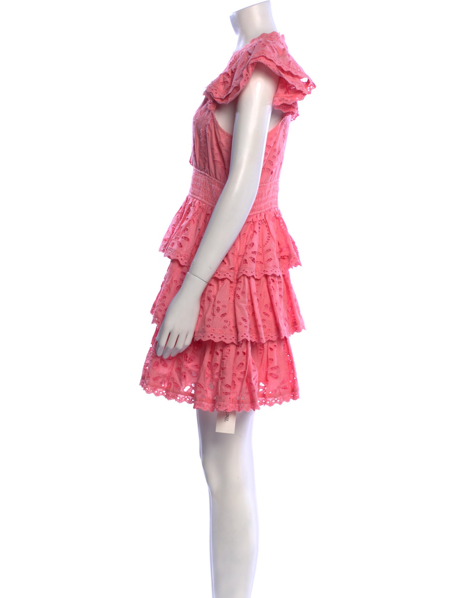 Rococo Sand Eyelet Mini Dress