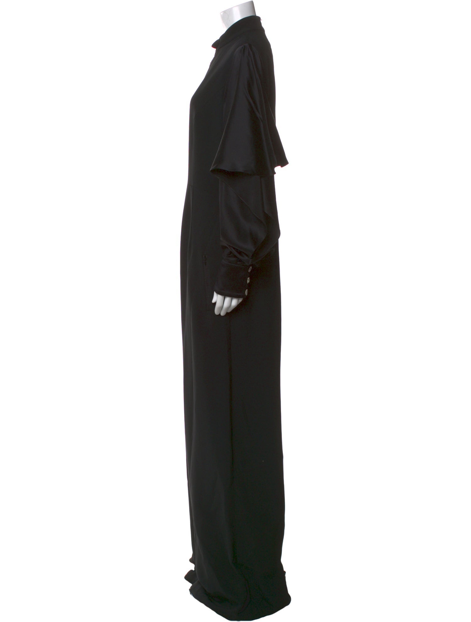 Rococo Sand Mock Neck Long Dress