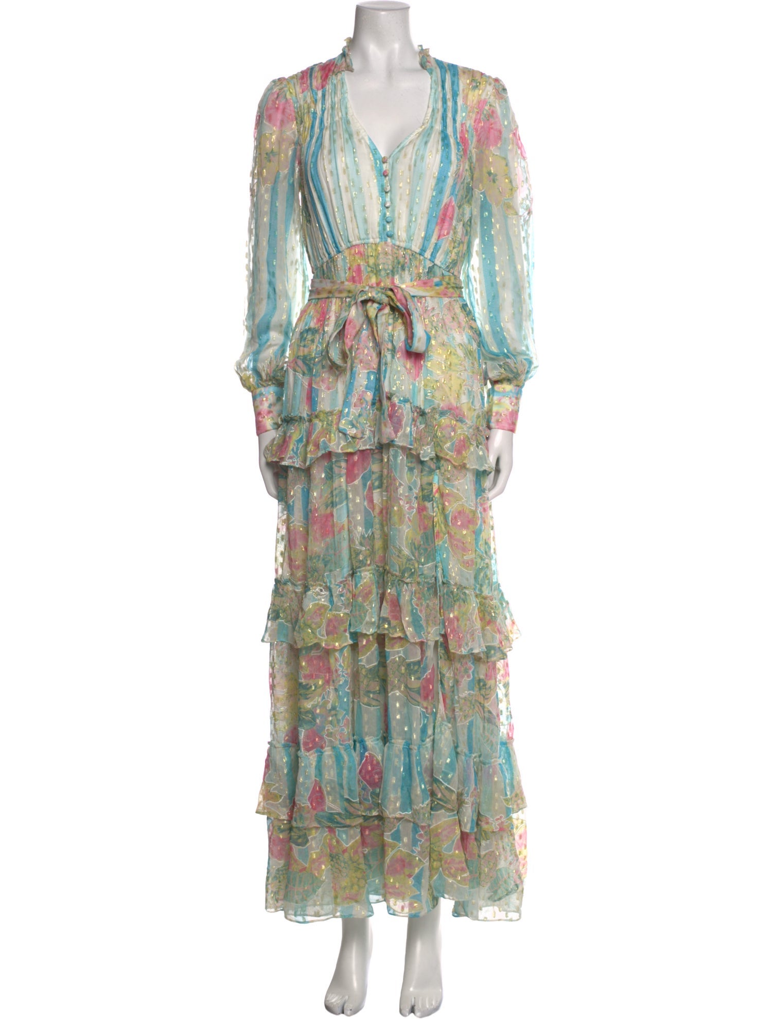 Rococo Sand Printed Knee-Length Dress