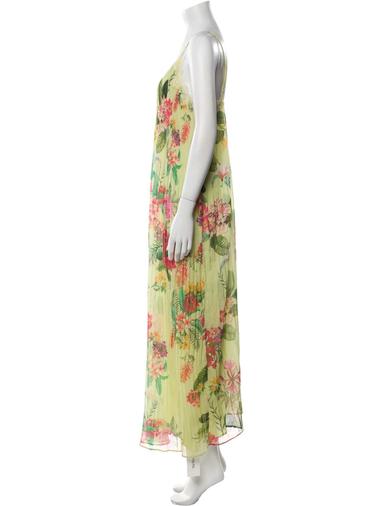 Rococo Sand Floral Print Long Dress