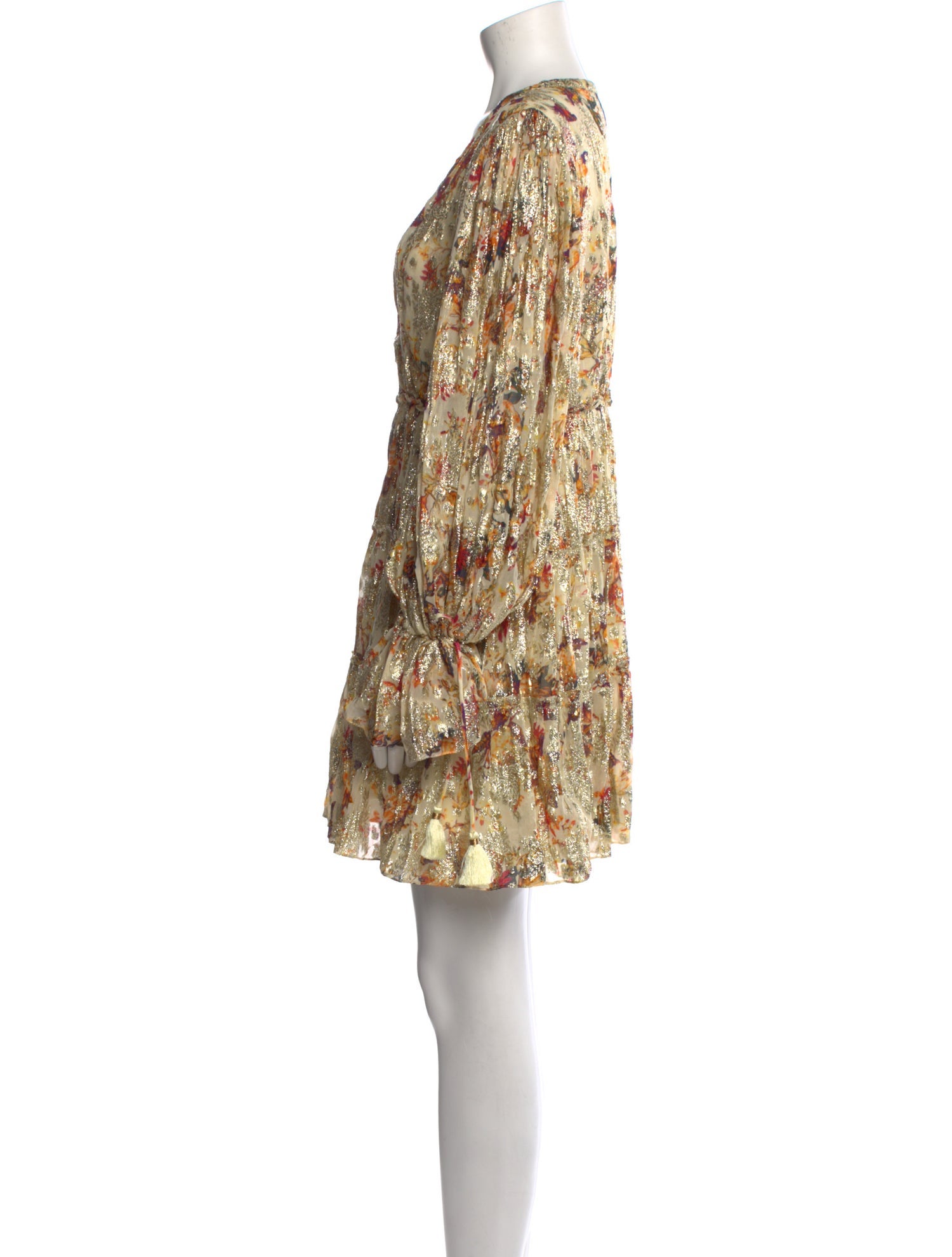 Rococo Sand Floral Print Mini Dress