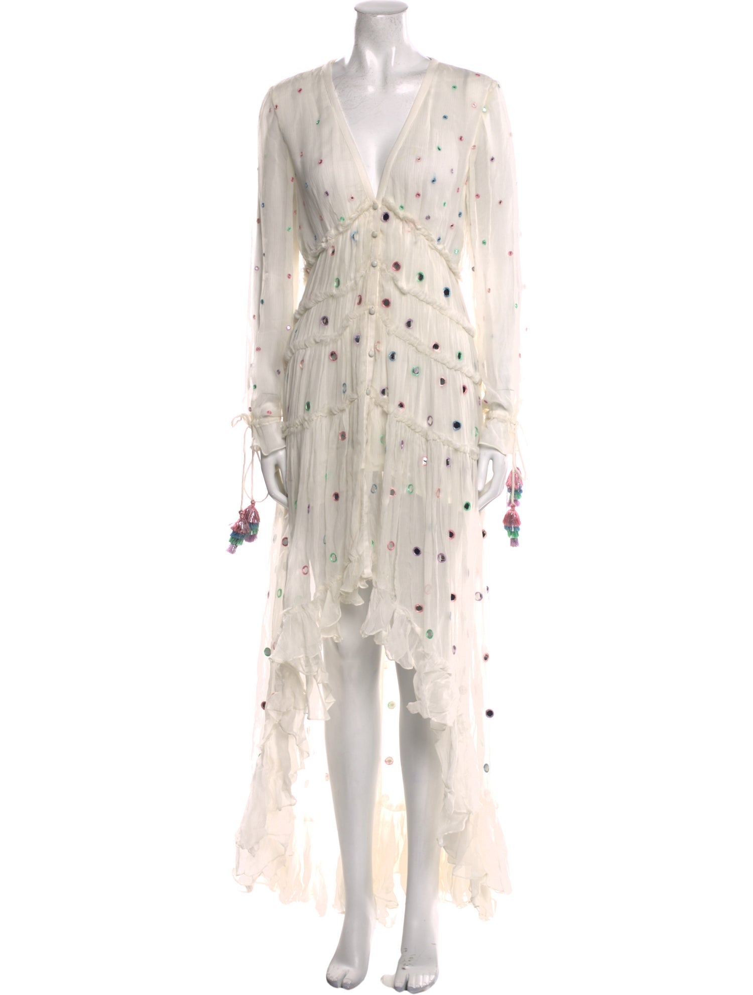 Rococo Sand Floral Print Long Dress