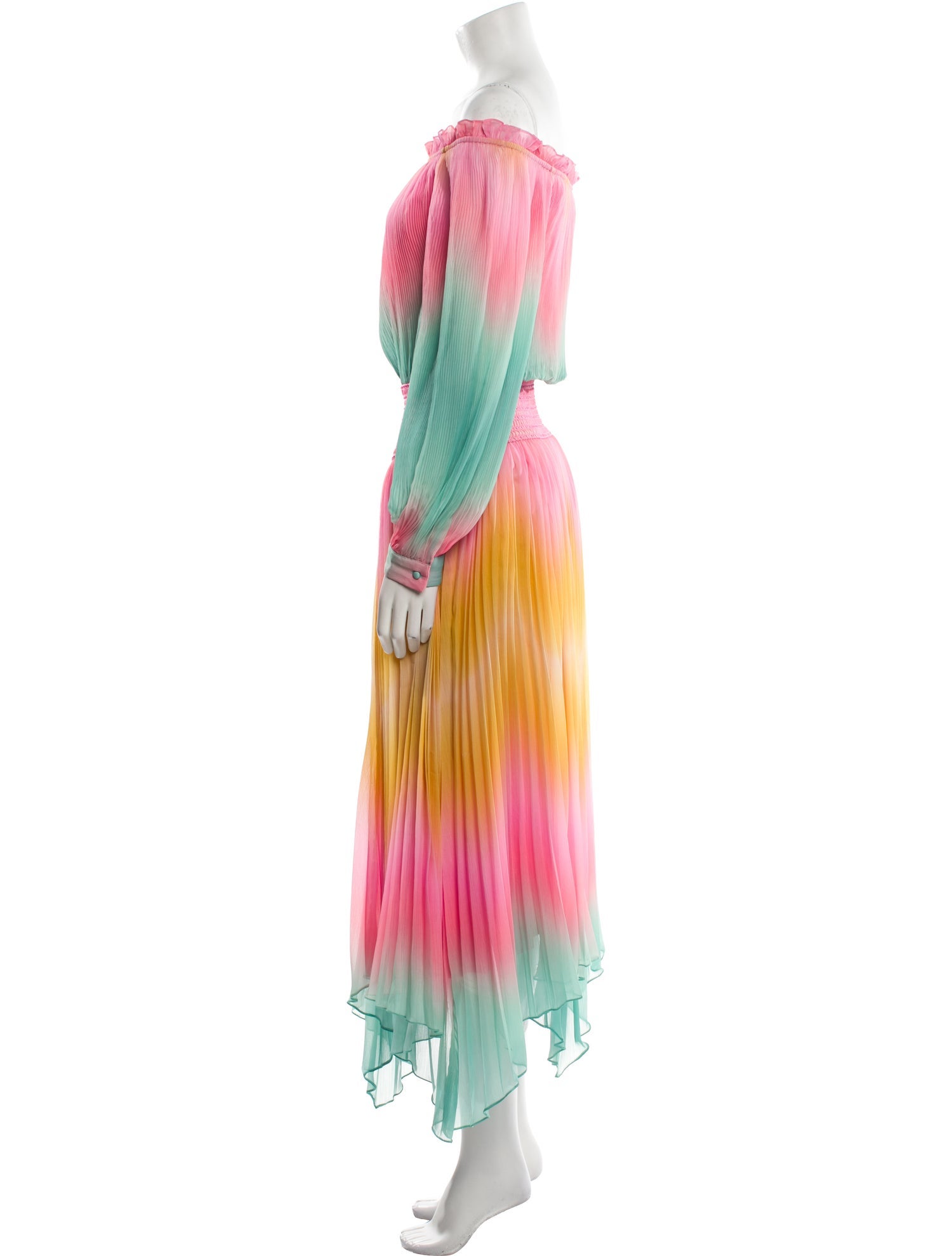 Rococo Sand Tie-Dye Print Long Dress