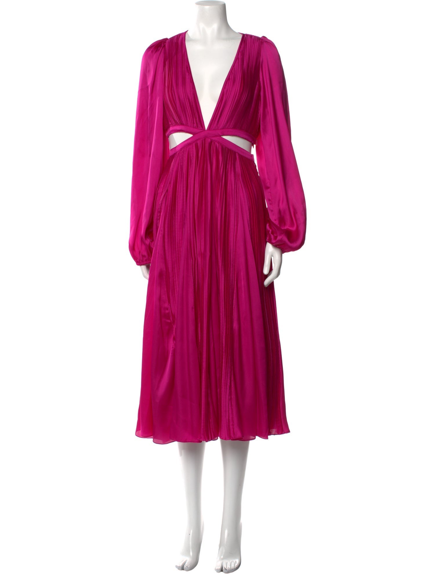 Rococo Sand Plunge Neckline Midi Length Dress