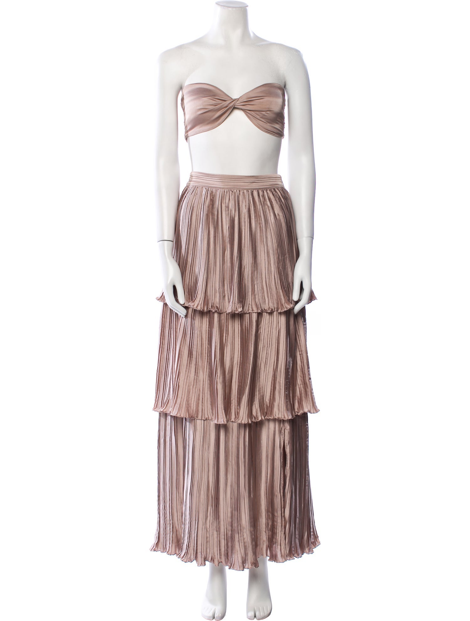 Rococo Sand Striped Midi Length Dress