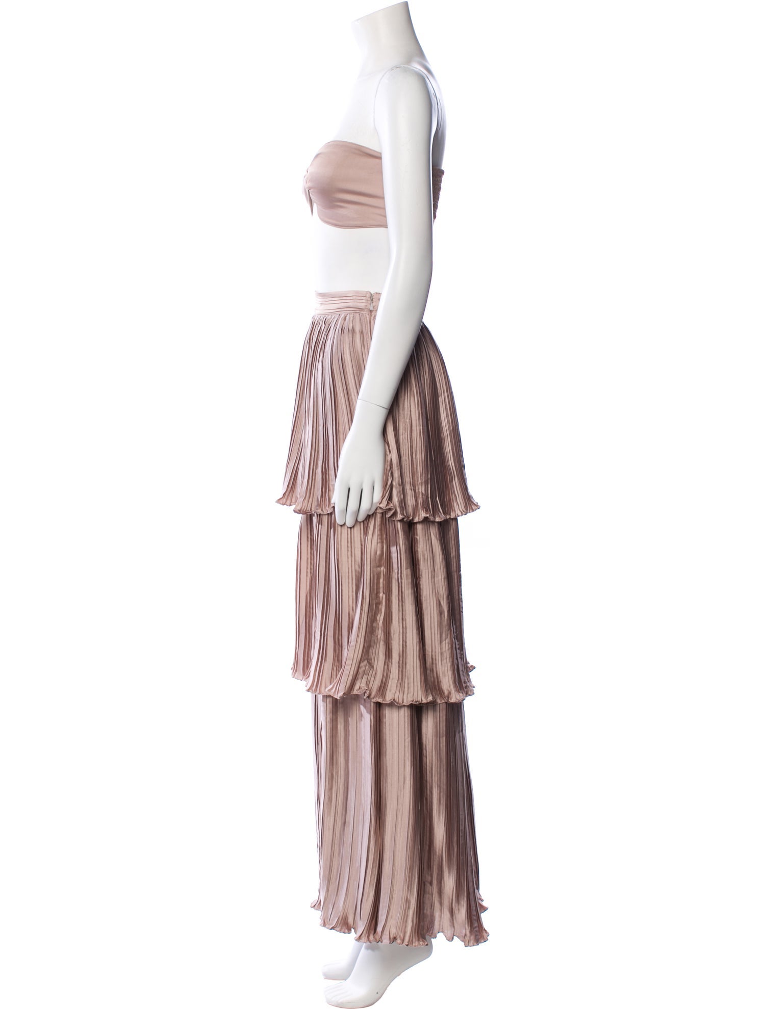 Rococo Sand Striped Midi Length Dress